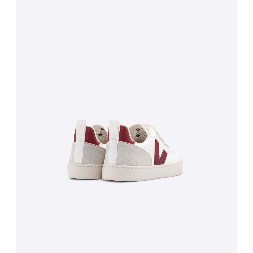 Veja V-10 CWL Cipő Gyerek White/Red | HU 780DFM